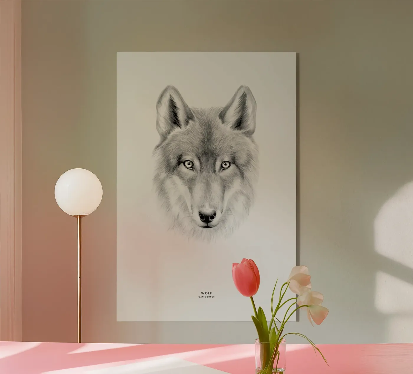 Wolf plexiglass da Flora & Fauna