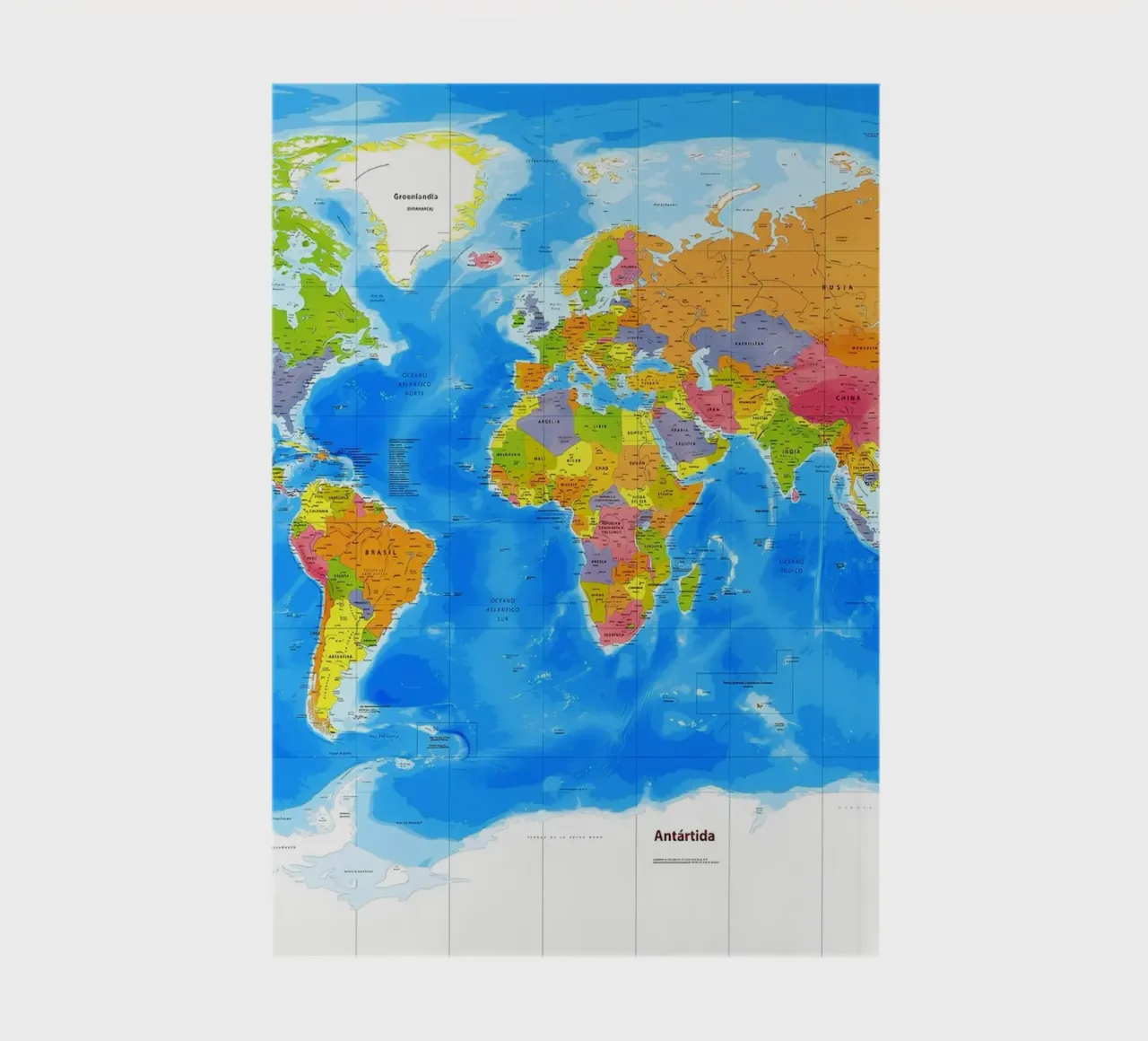 Political world map notebook by Aiden Garcia
