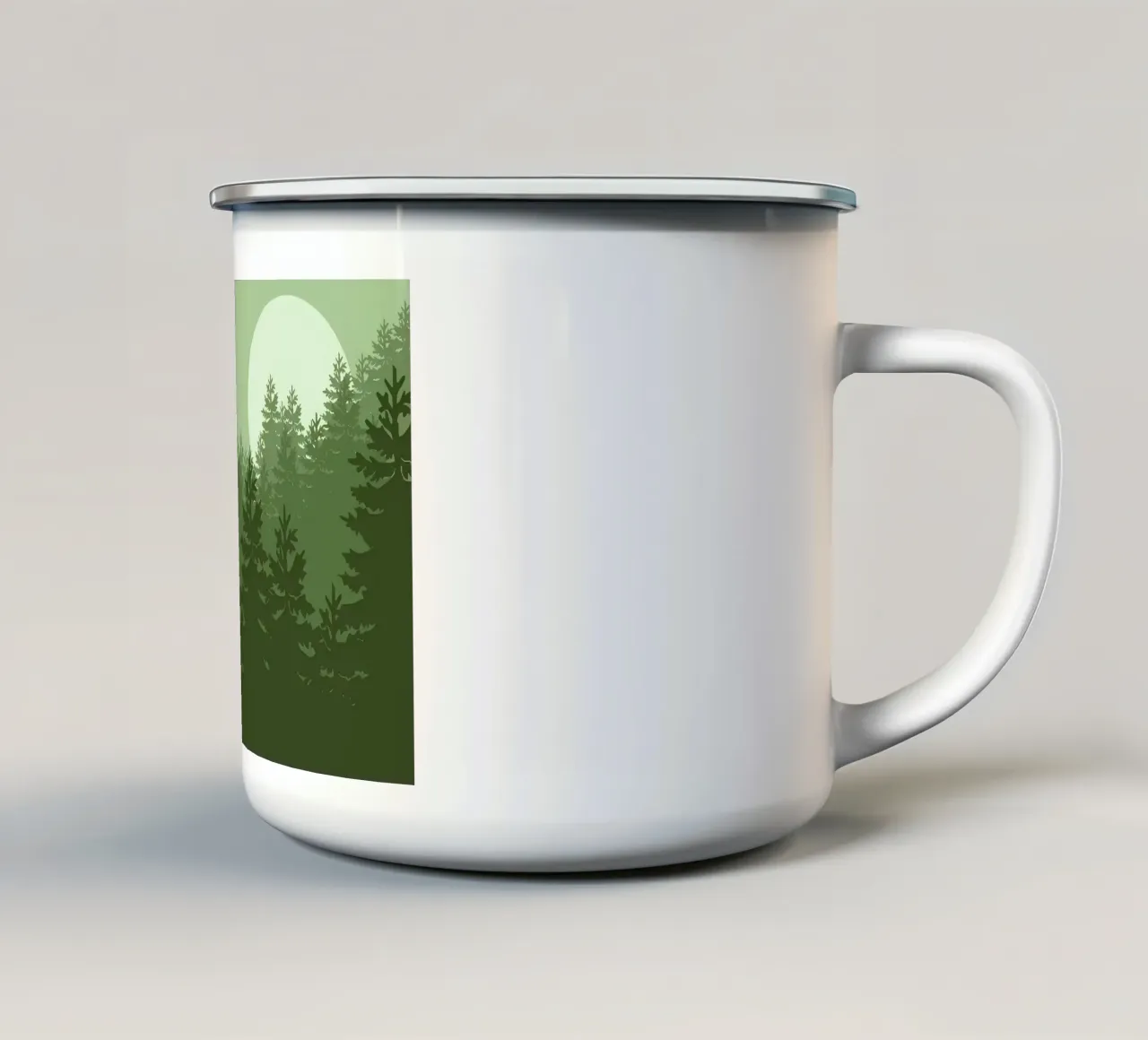 Foresta Natura tazza in smalto da Bartosz Powalka