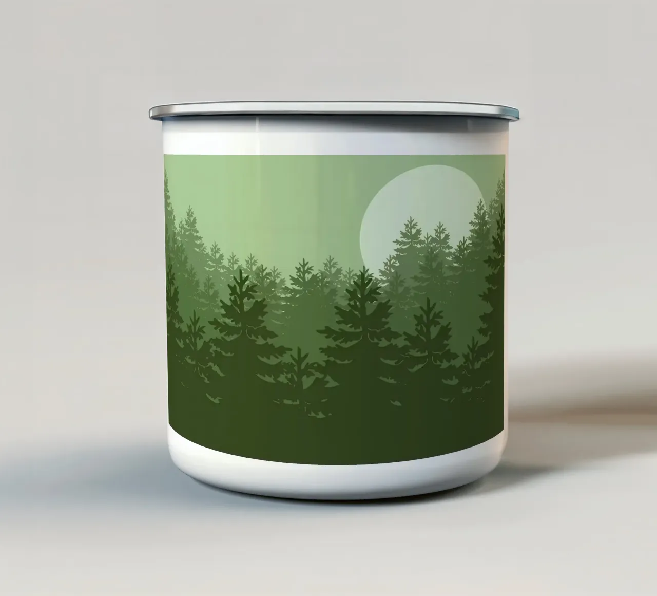 Foresta Natura tazza in smalto da Bartosz Powalka