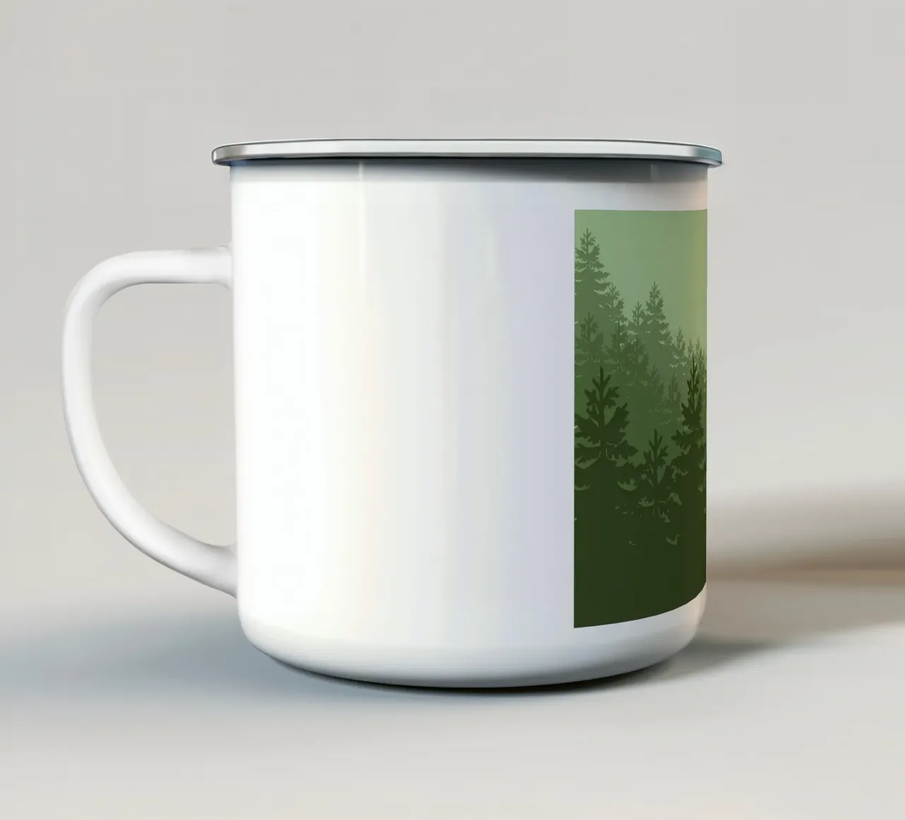 Foresta Natura tazza in smalto da Bartosz Powalka