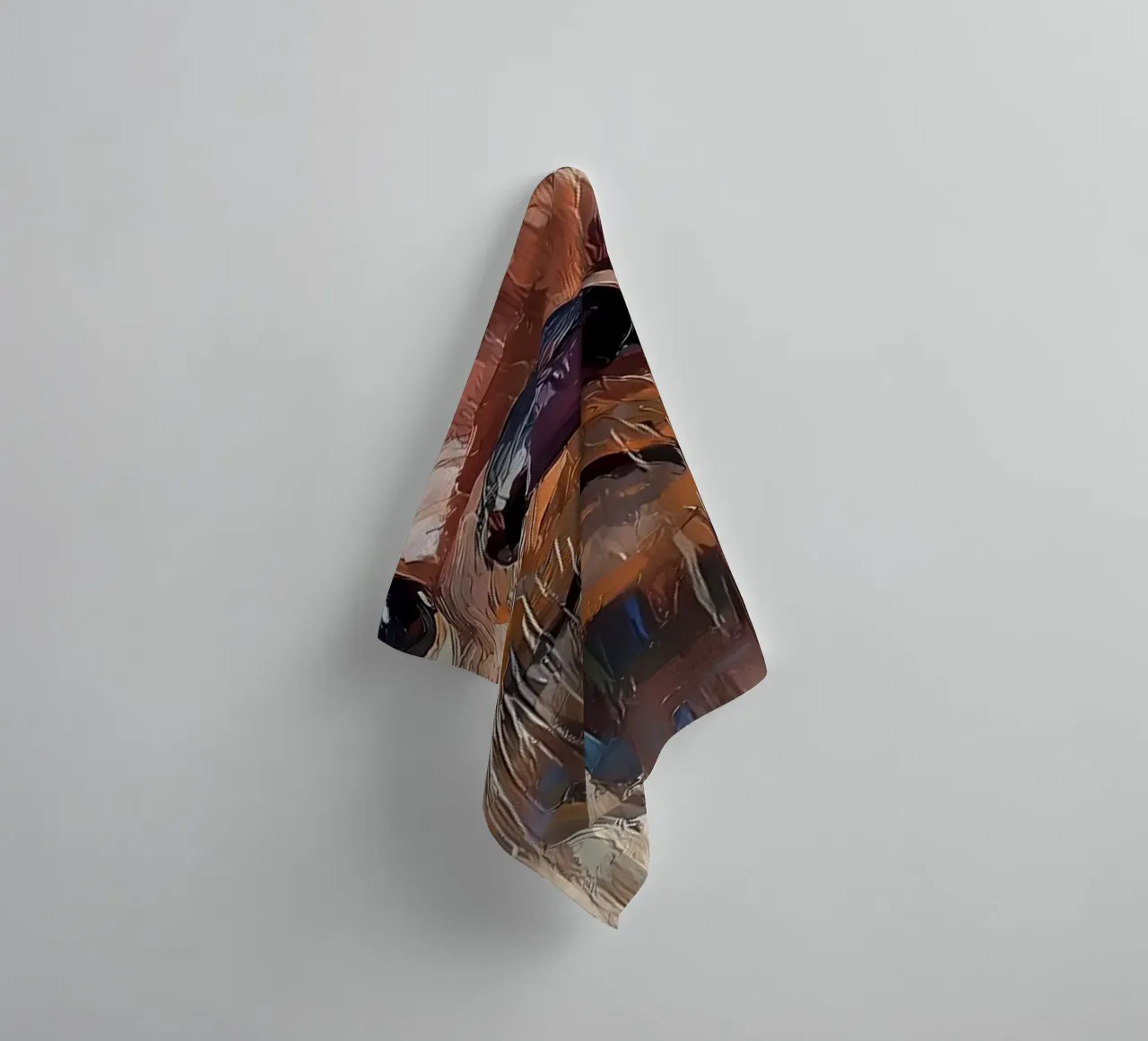 Otter met wc-hoed badhanddoek van Adrian Patel