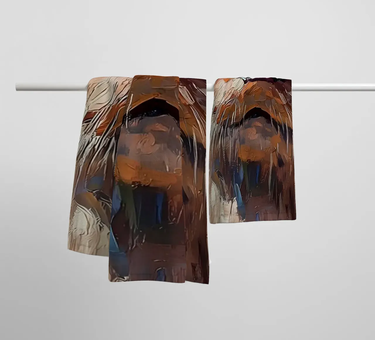 Otter met wc-hoed badhanddoek van Adrian Patel