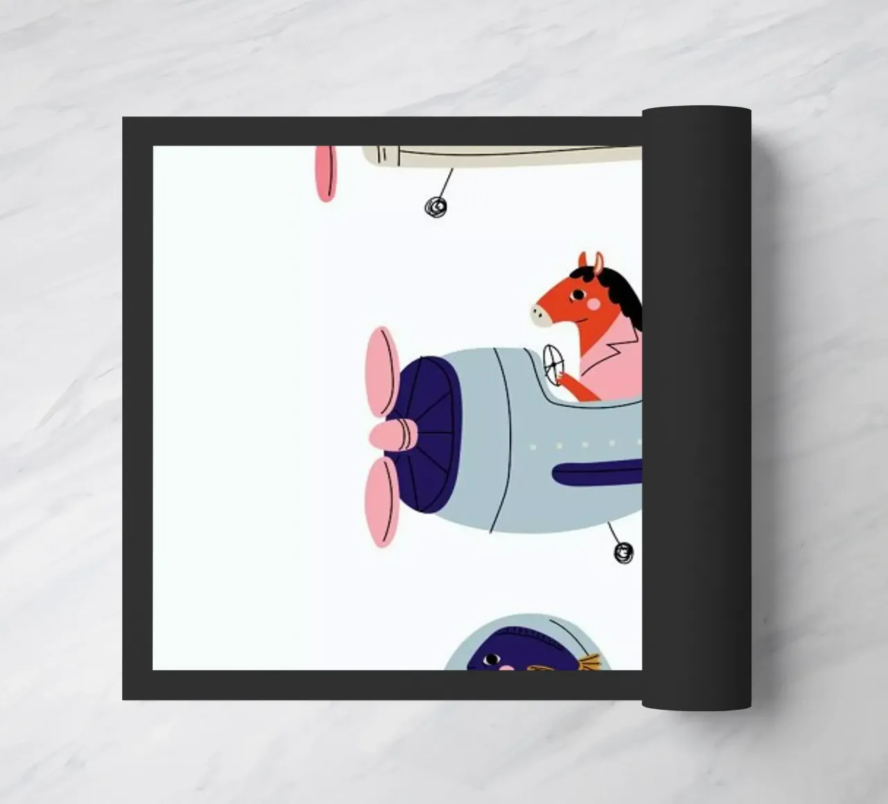 Aeroplane Race II zerbino da Little Flourishes