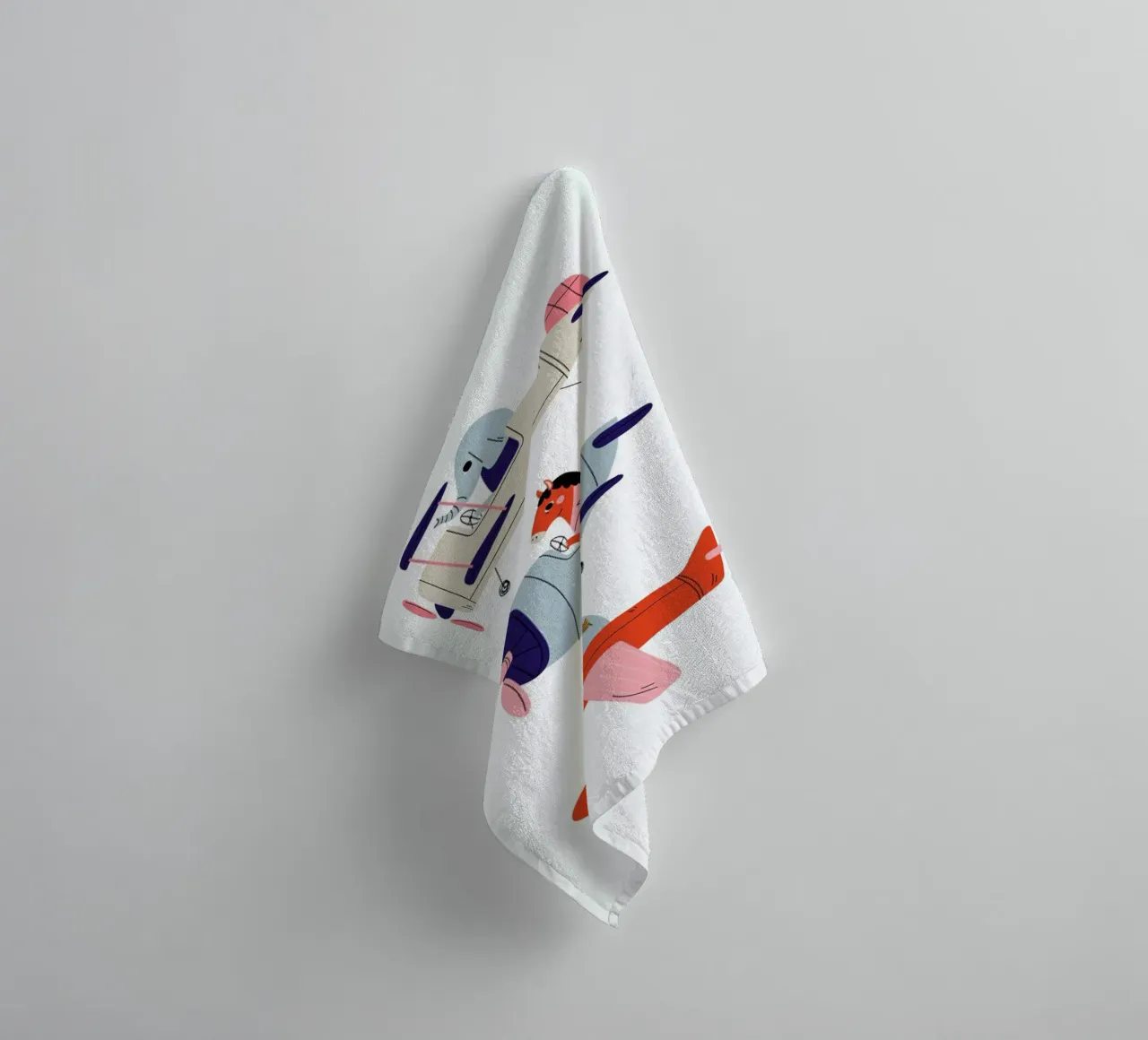 Aeroplane Race II asciugamano da bagno da Little Flourishes