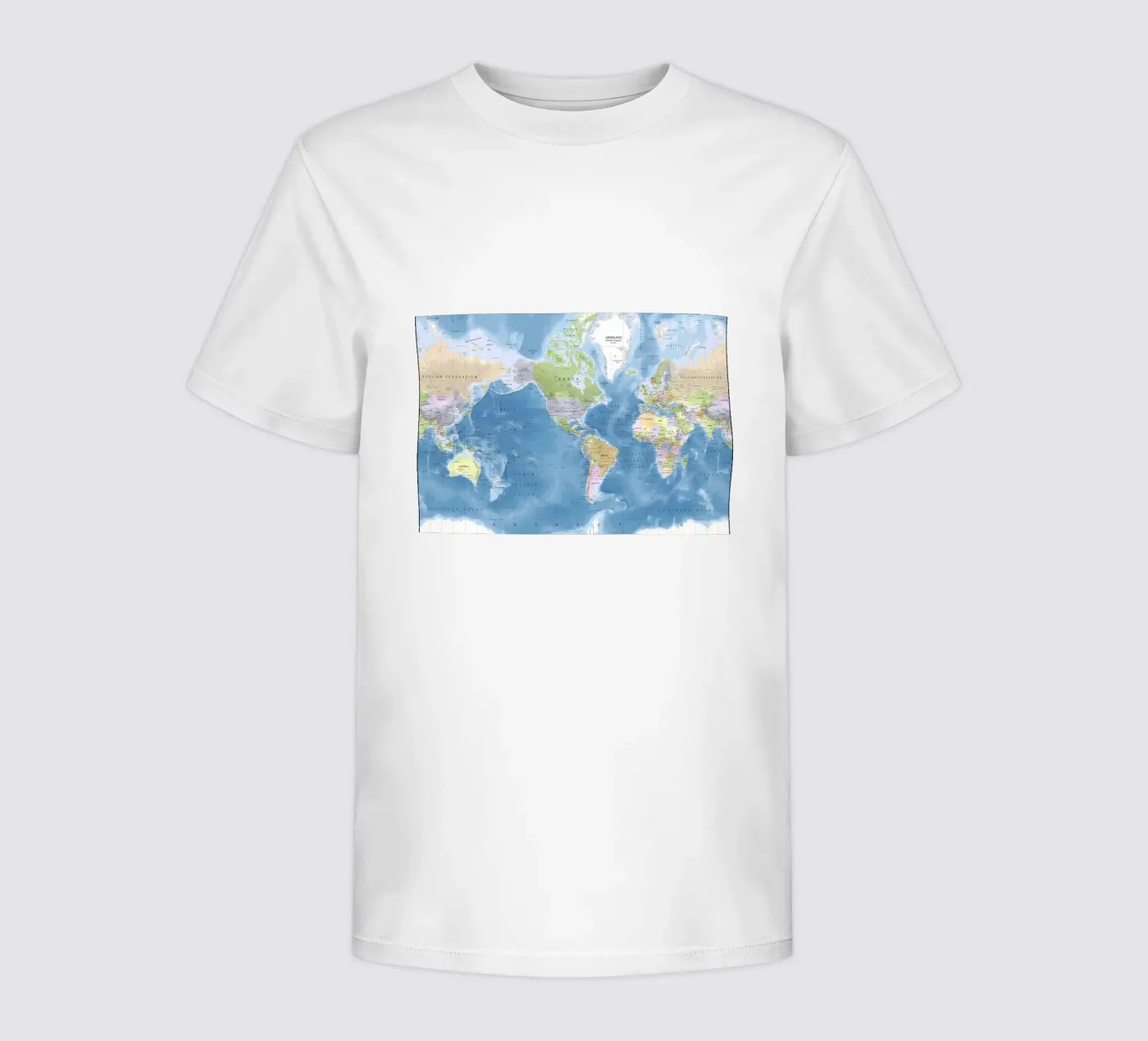 World map Kinder T-Shirt von Aiden Garcia