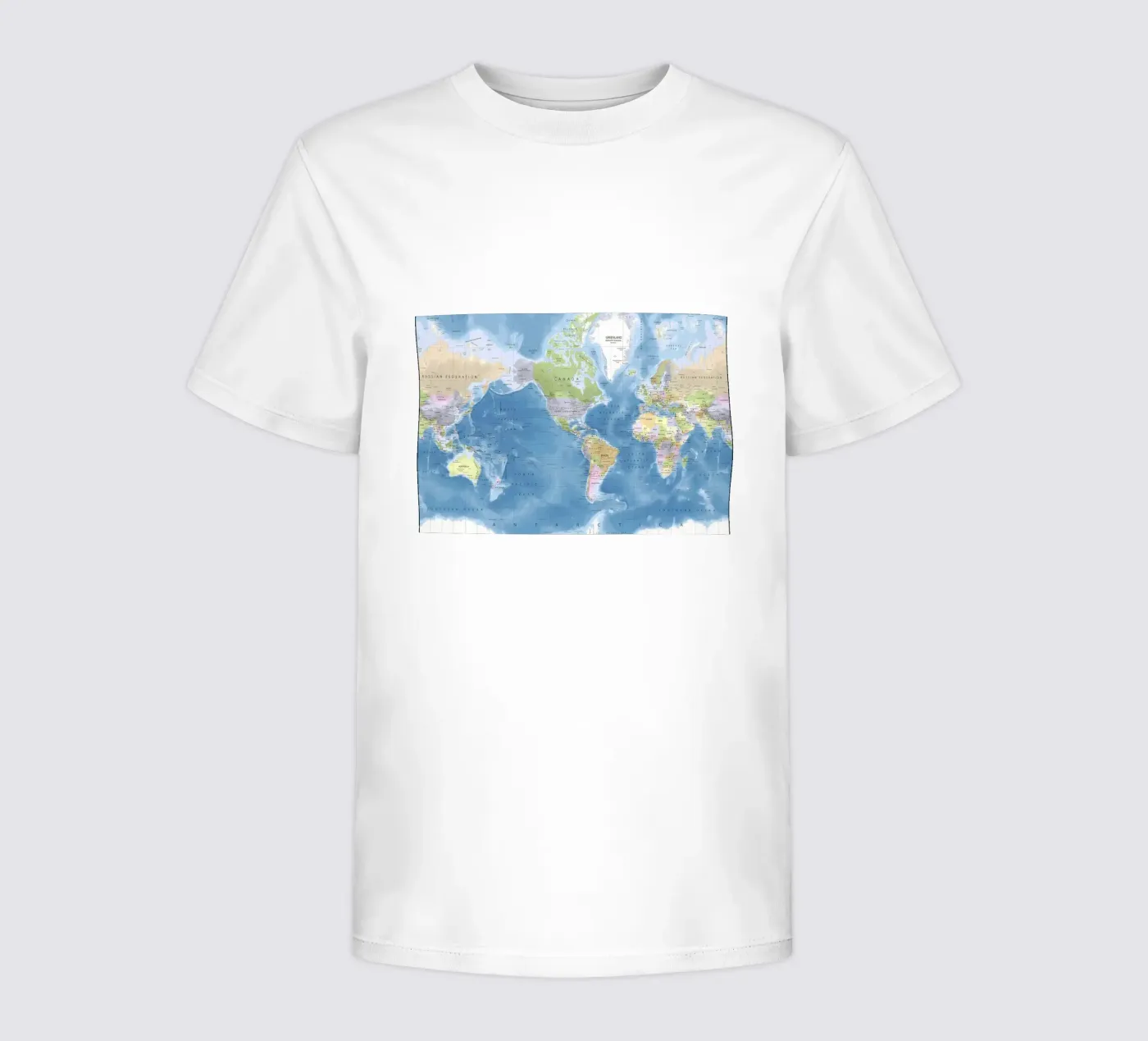 World map Kinder T-Shirt von Aiden Garcia