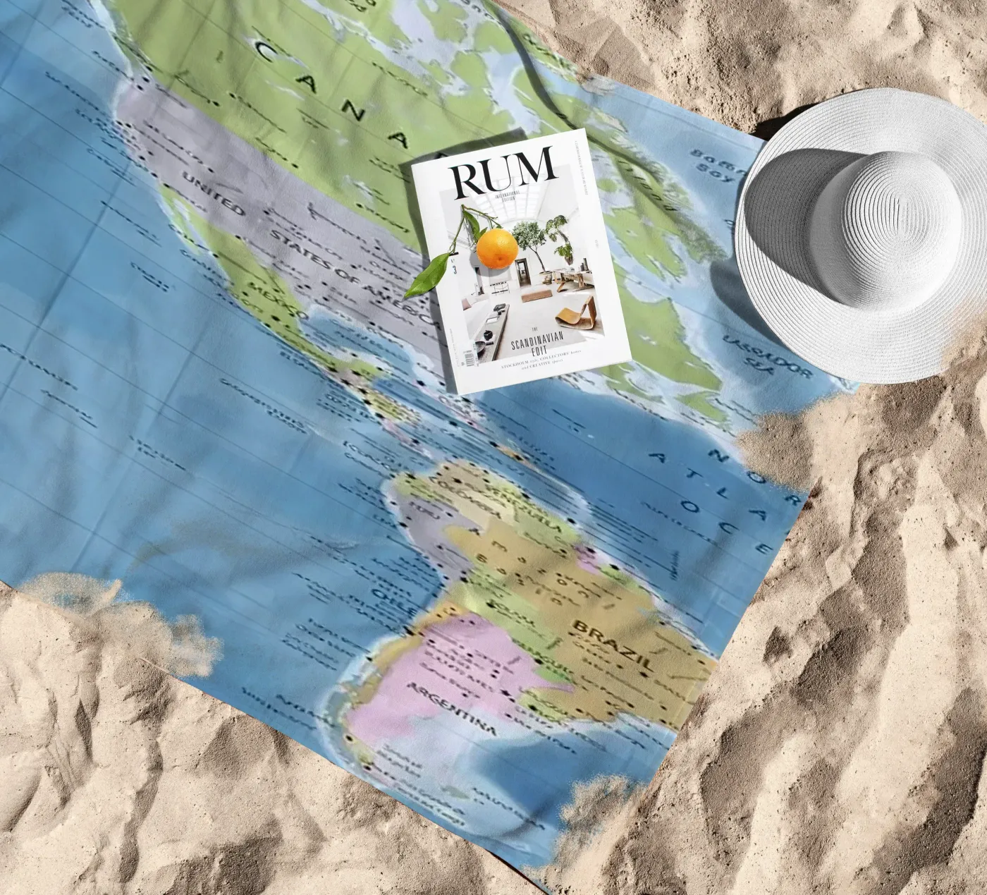 World map telo mare da Aiden Garcia