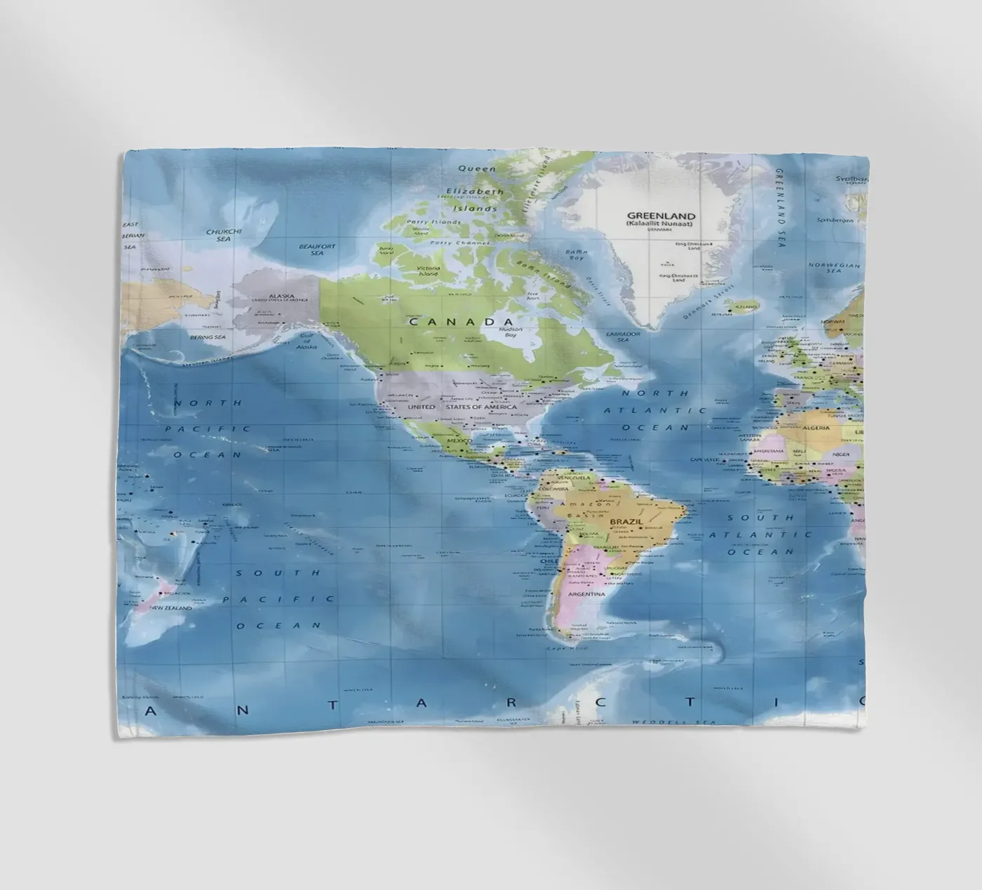 World map telo mare da Aiden Garcia