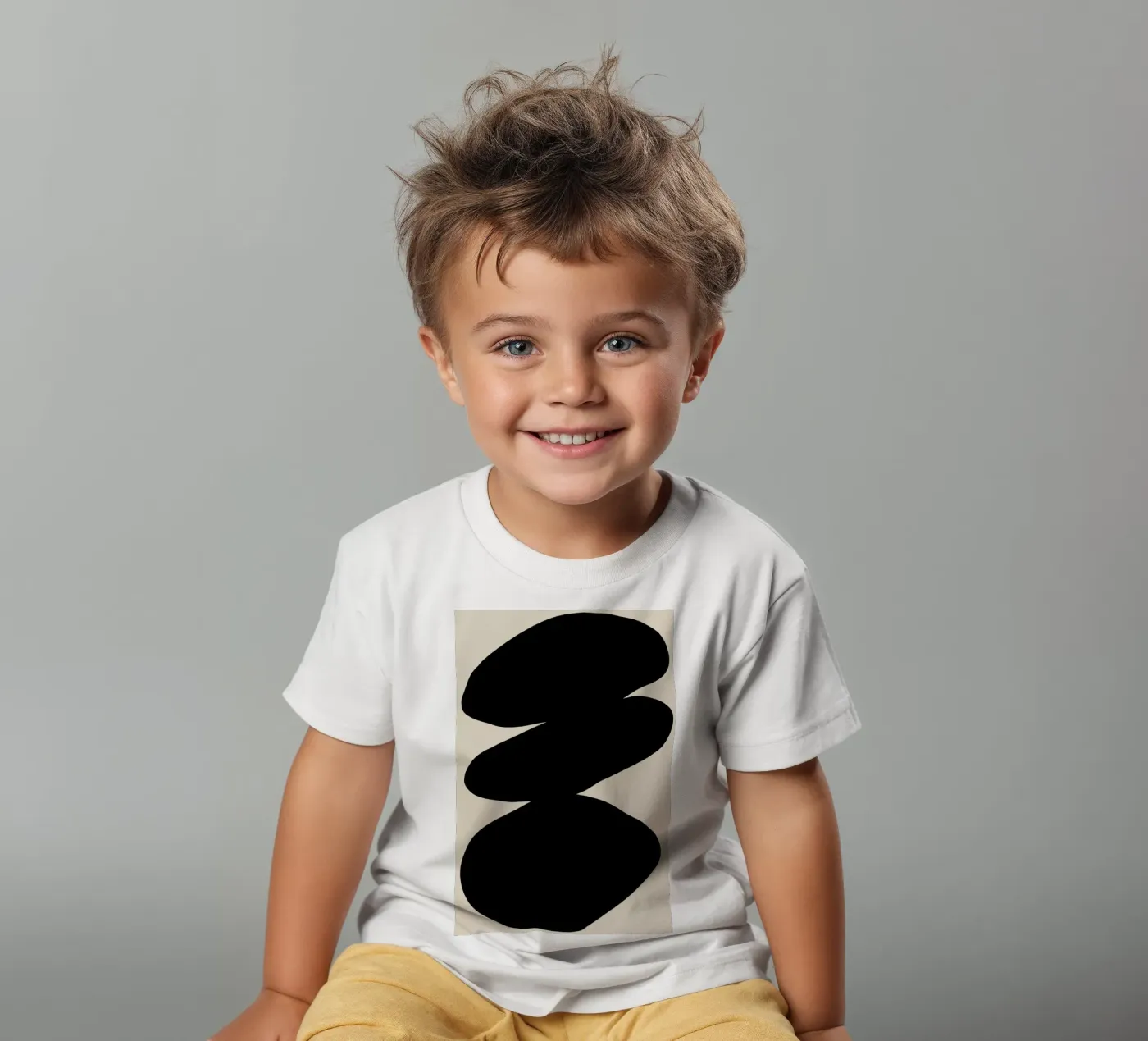 Pebbles t-shirt bambini da Graphite