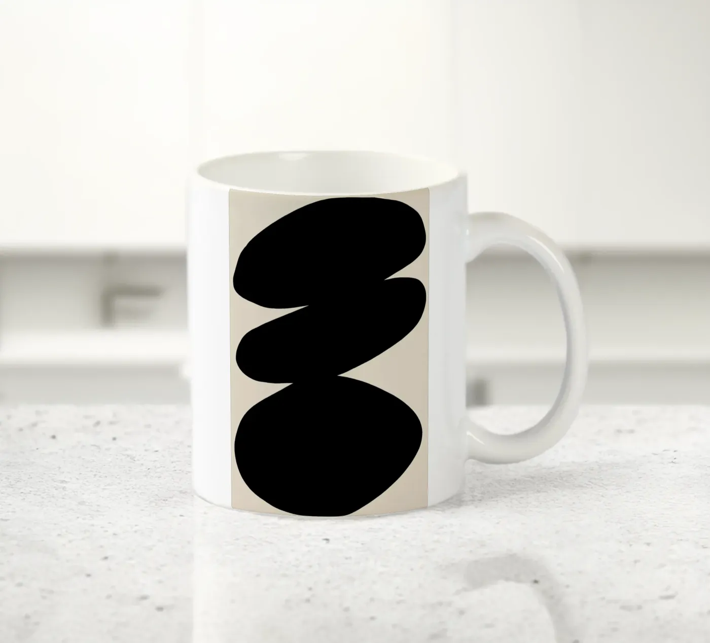 Pebbles ceramic mug by Graphite