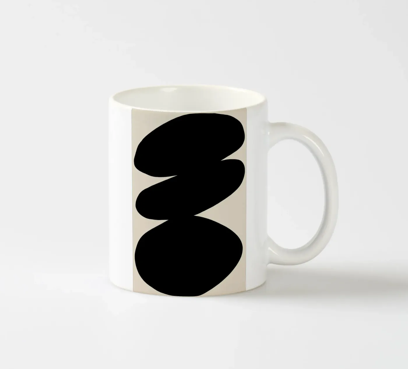 Pebbles ceramic mug by Graphite