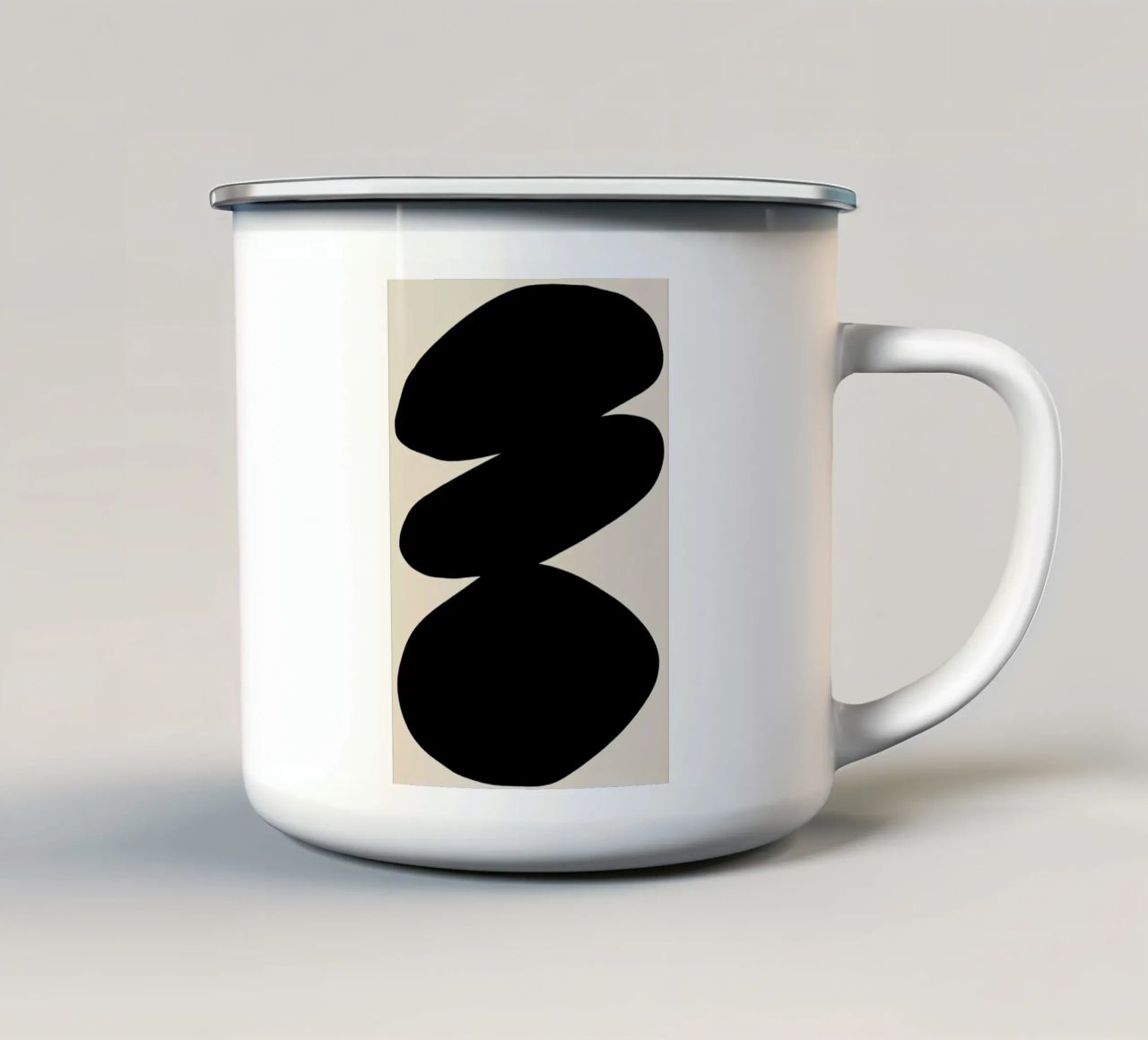 Pebbles tazza in smalto da Graphite