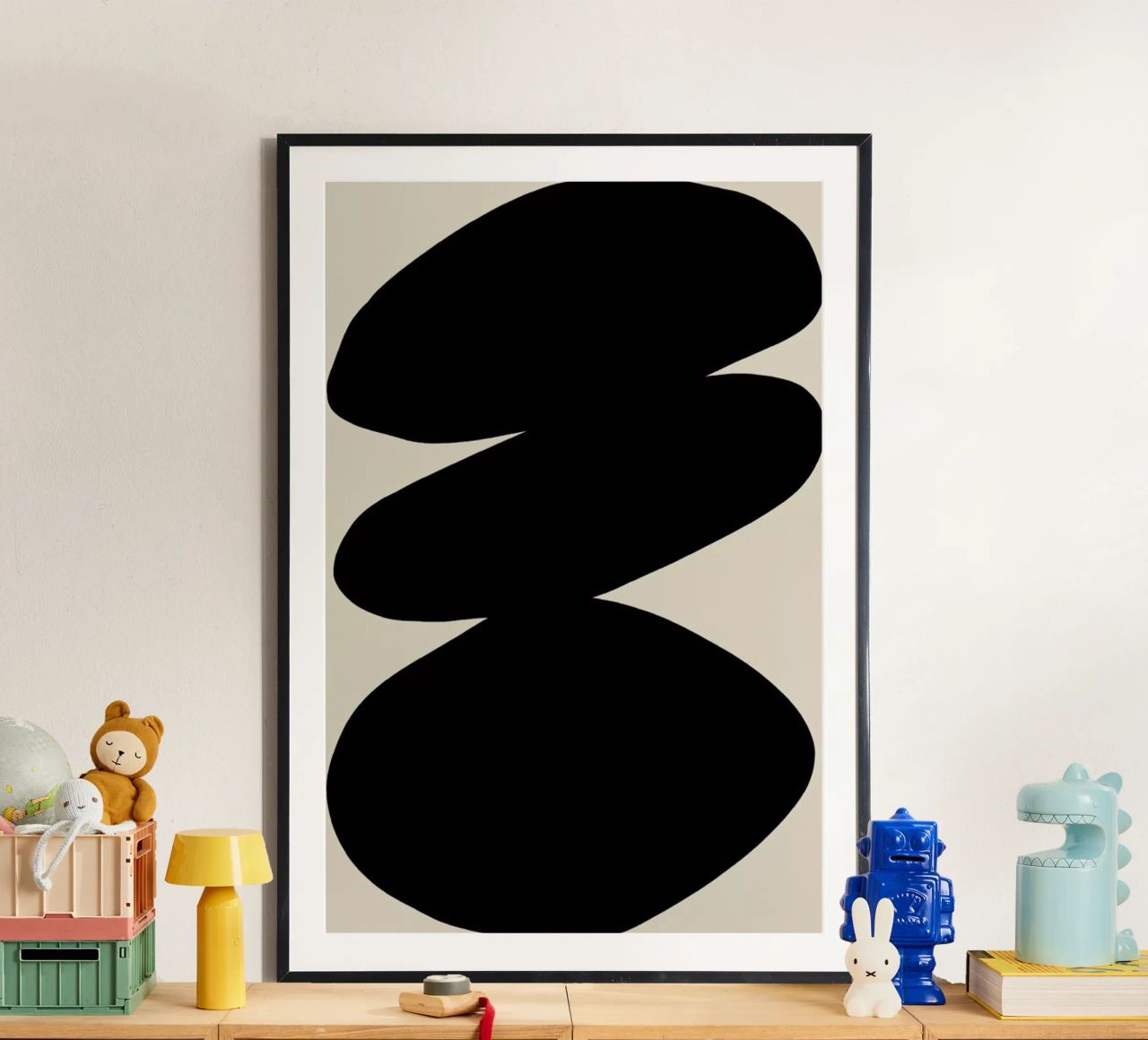 Pebbles Poster von Graphite