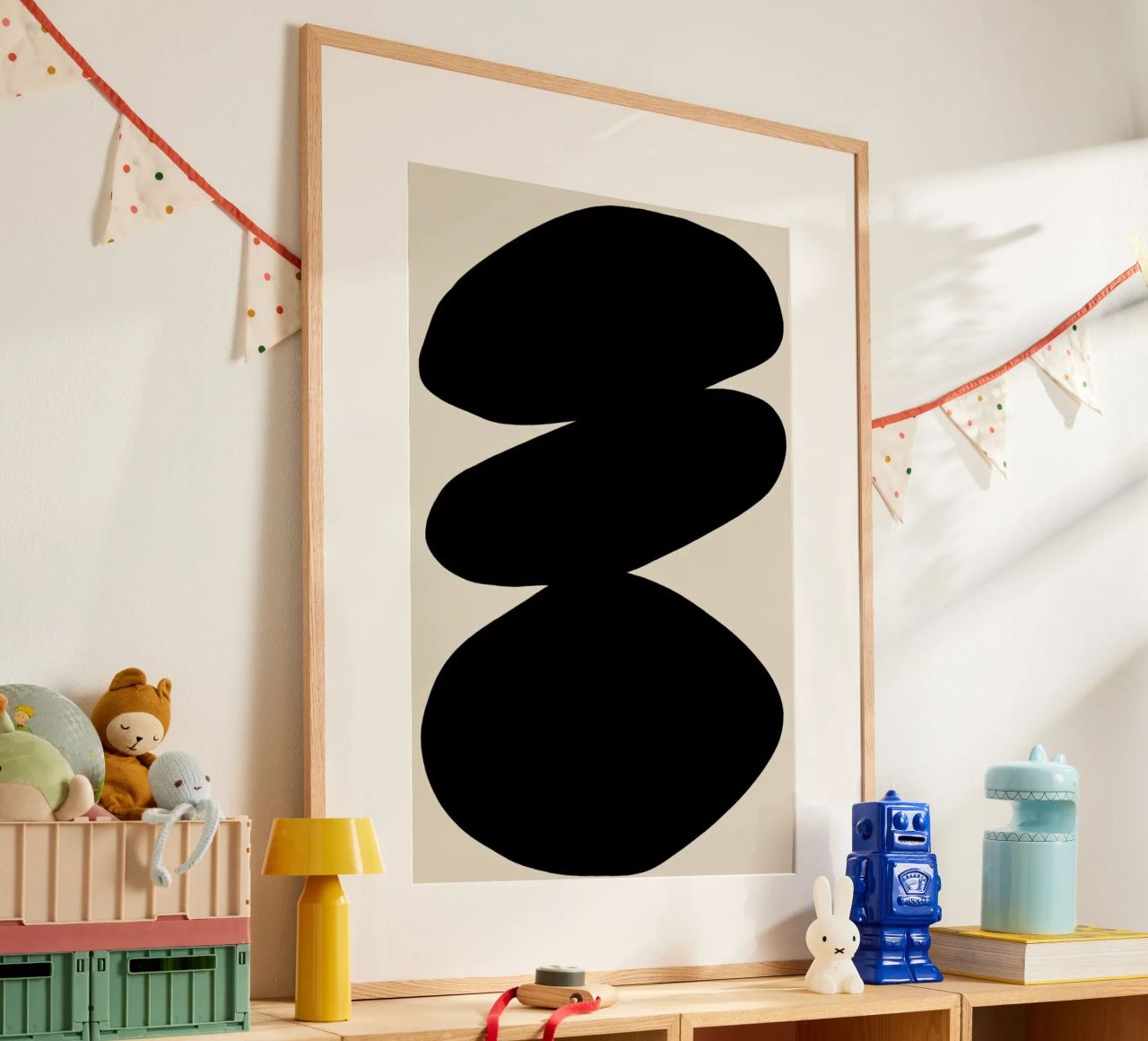 Pebbles Poster von Graphite
