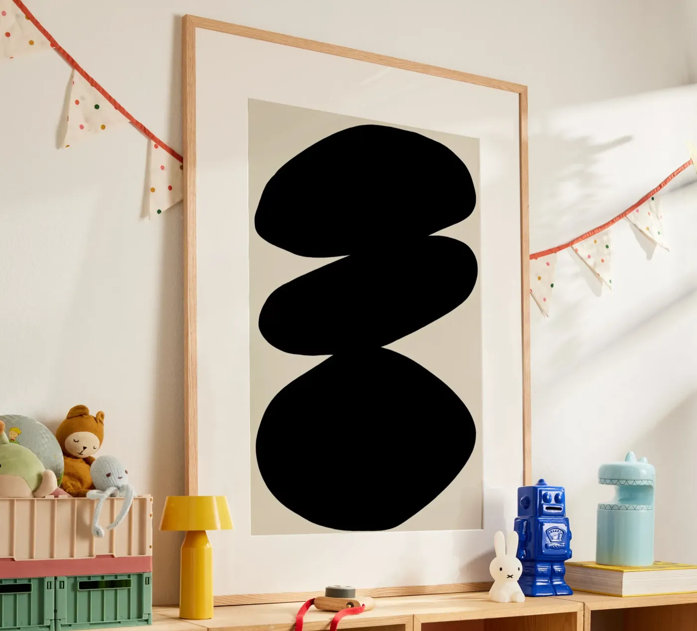 Pebbles poster van Graphite