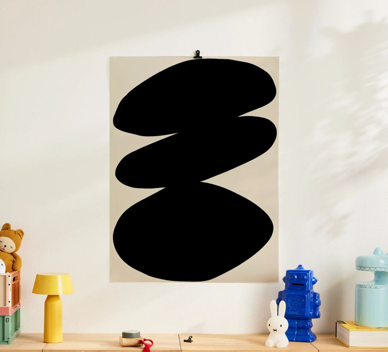 Pebbles Poster von Graphite