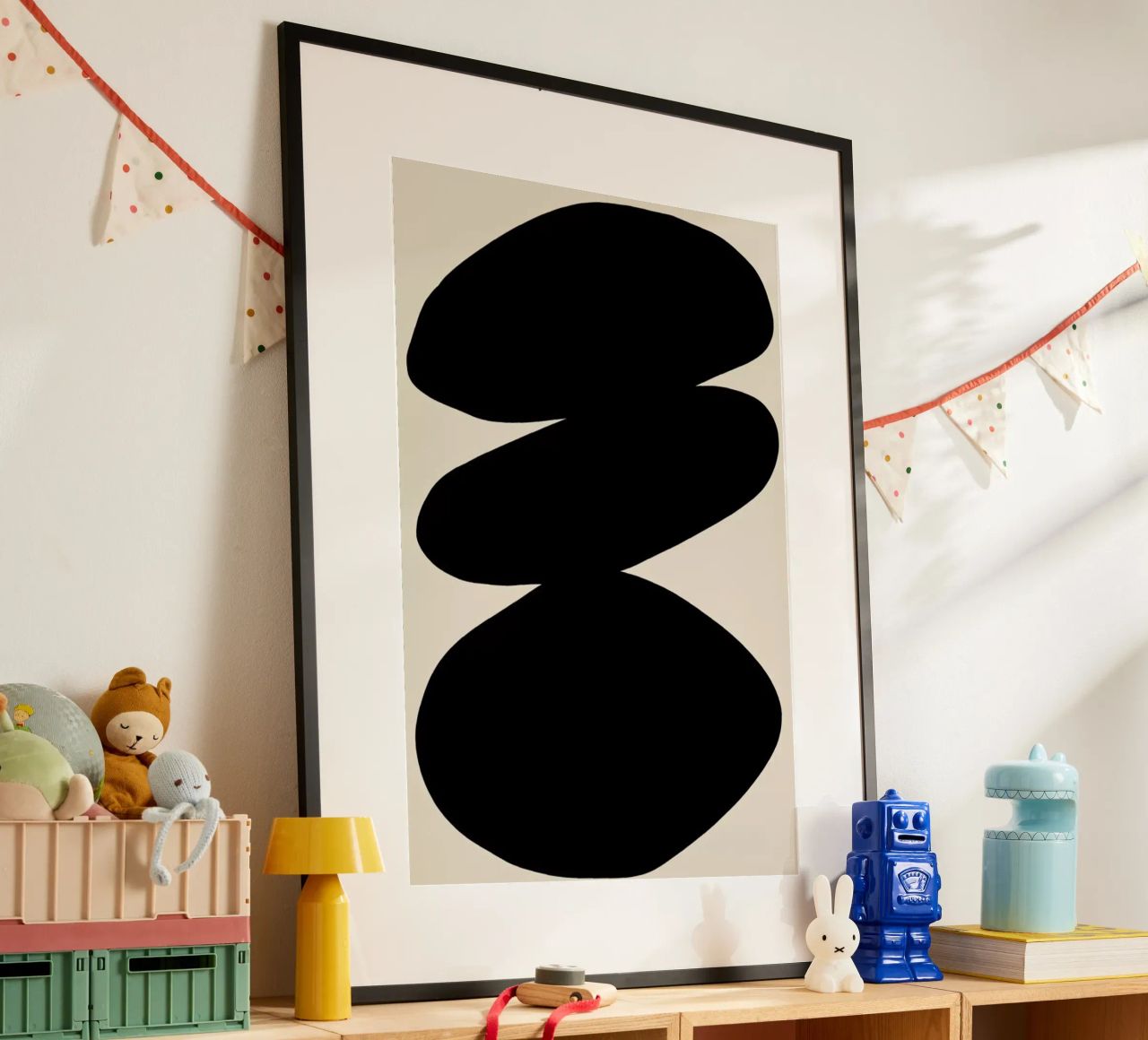 Pebbles Poster von Graphite
