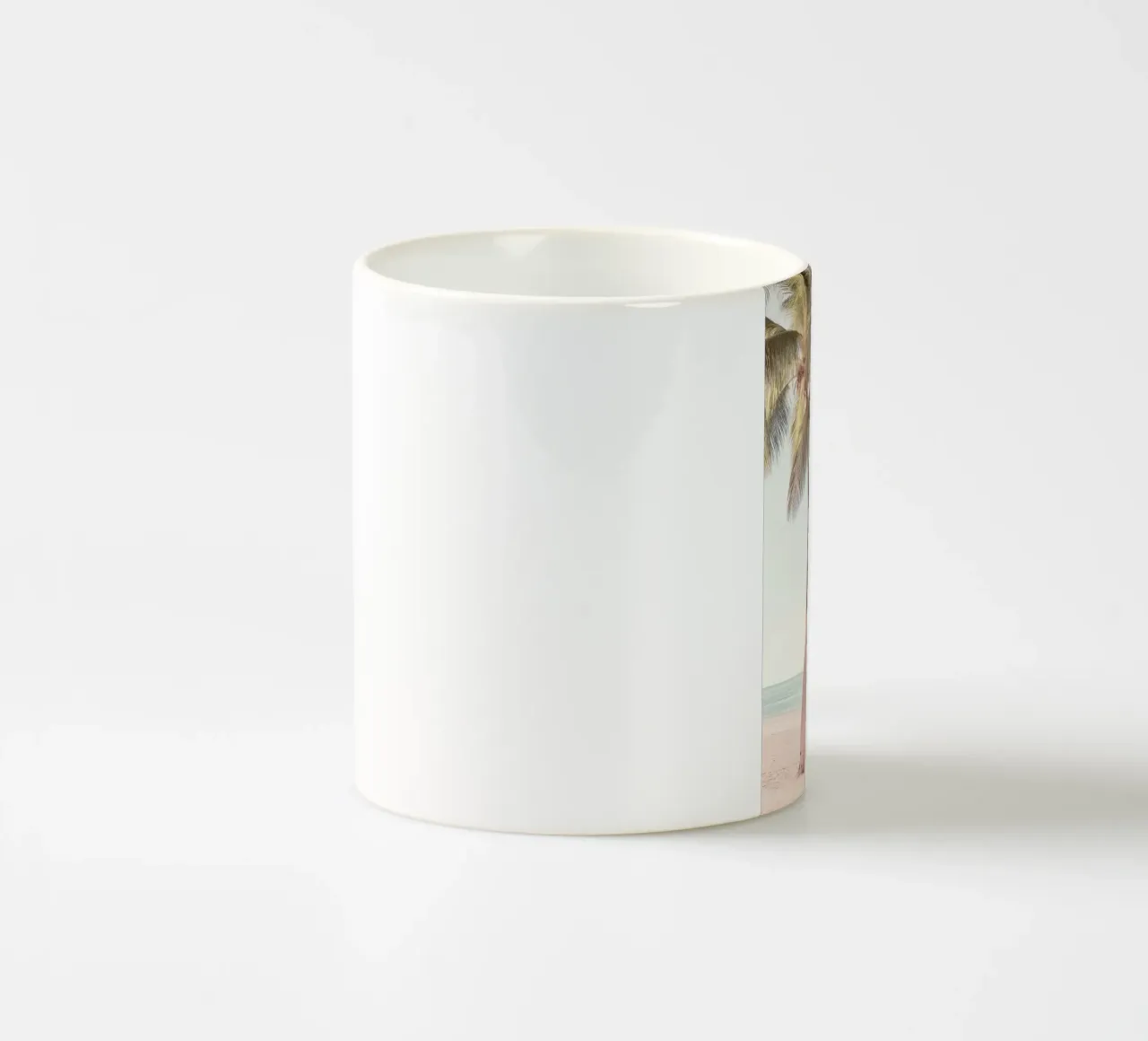 Tavole da surf e palme Summer Vibes tazza in ceramica da Indigo Tides Art