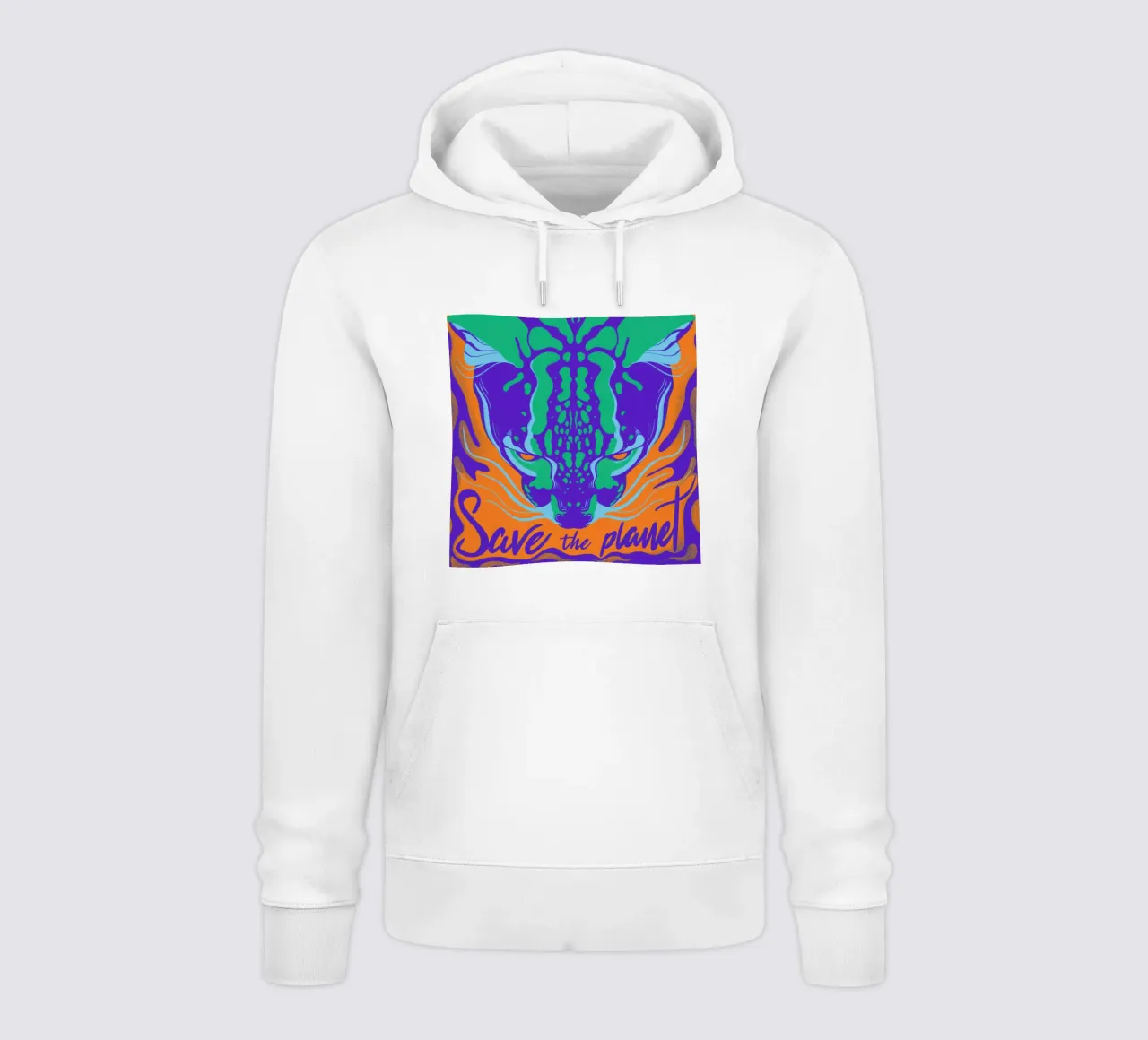 Save the Planet hoodie by Kika illu