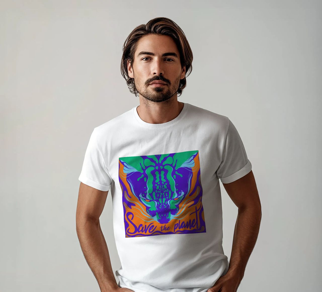 Save the Planet t-shirt da Kika illu