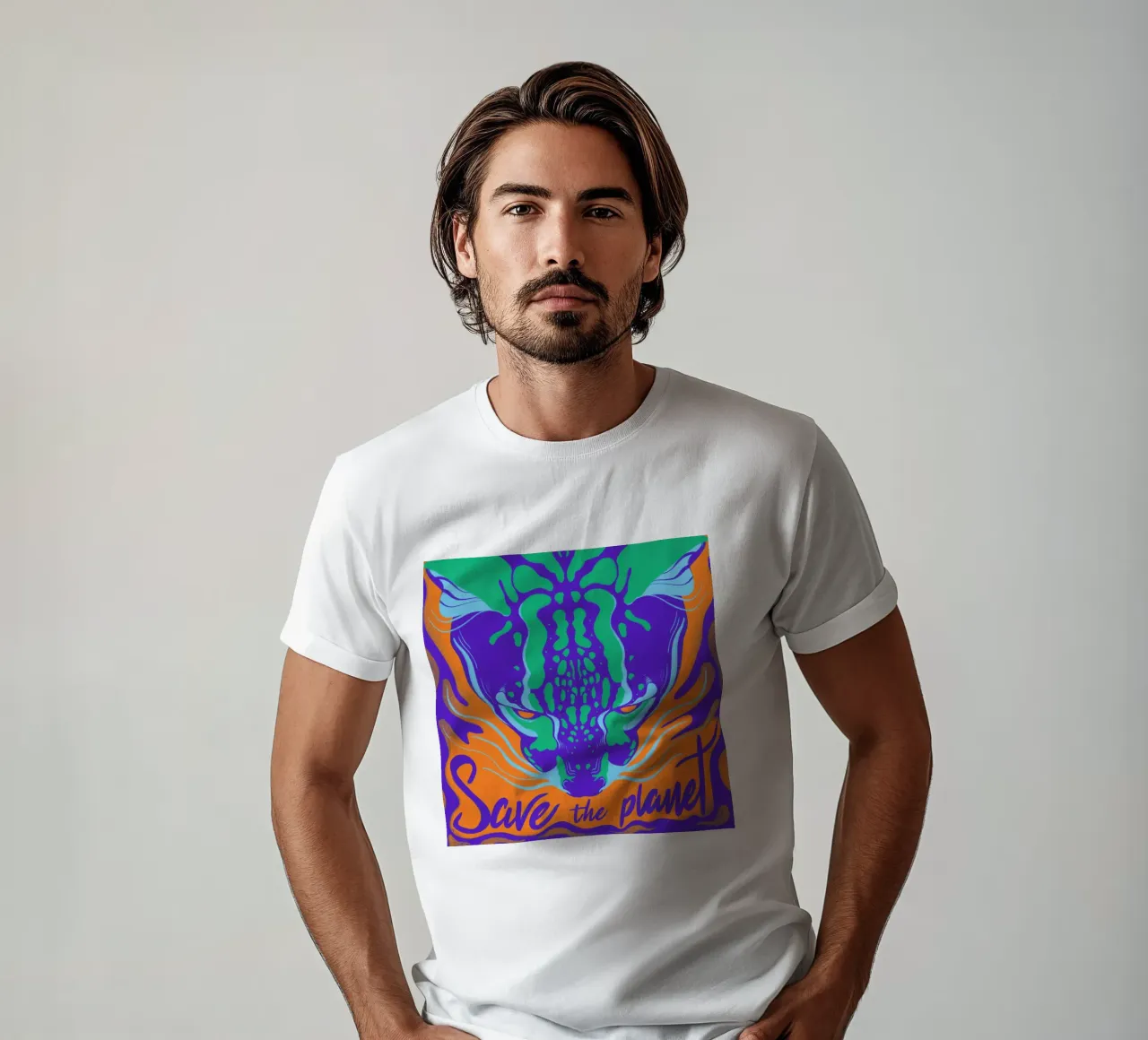 Save the Planet t-shirt da Kika illu
