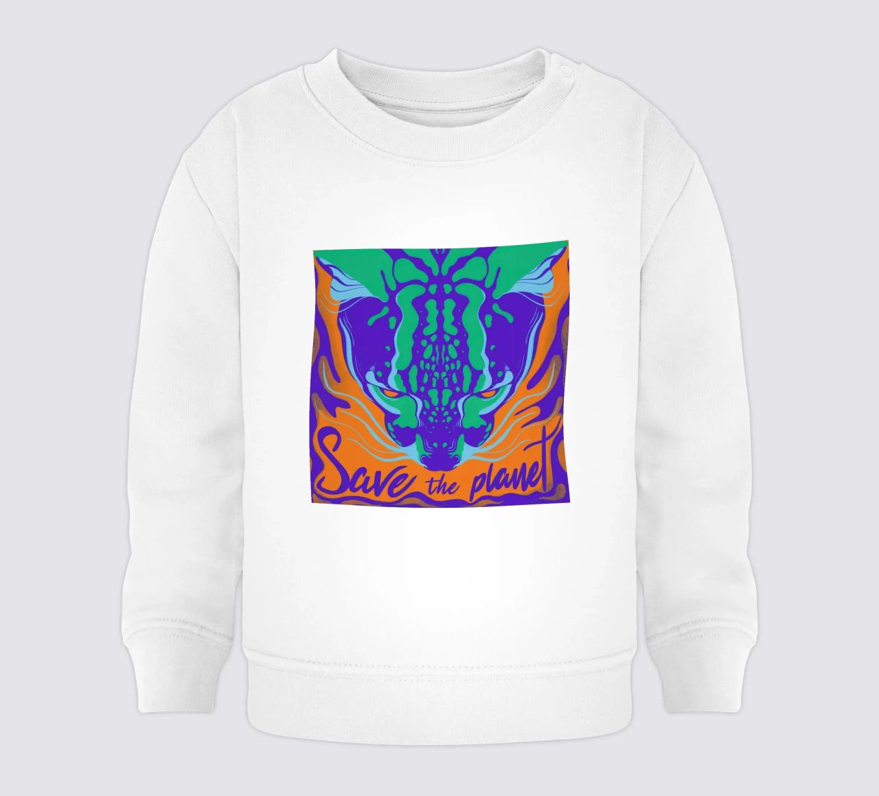 Save the Planet felpa neonato da Kika illu