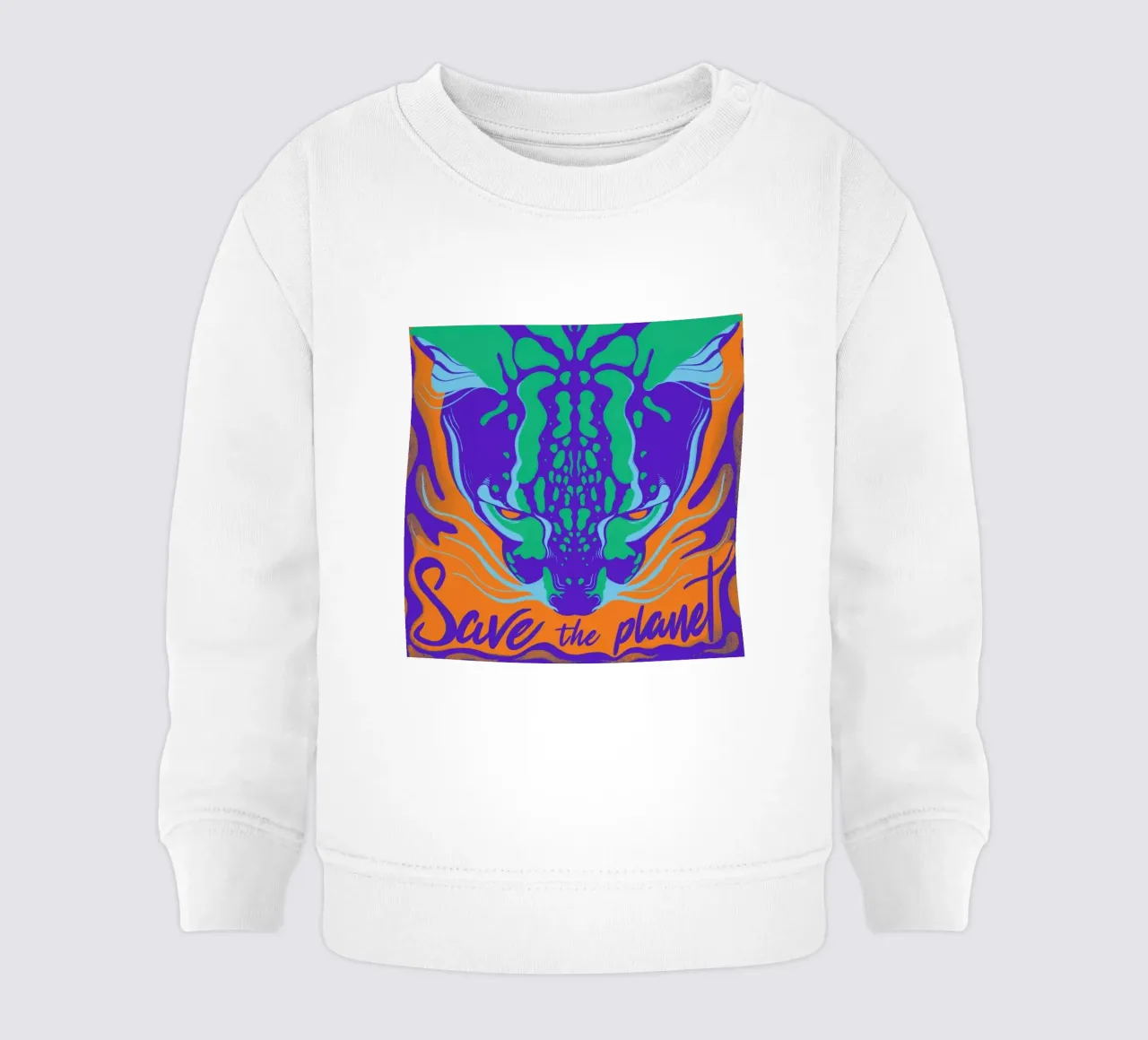 Save the Planet sweat pour bébé de Kika illu