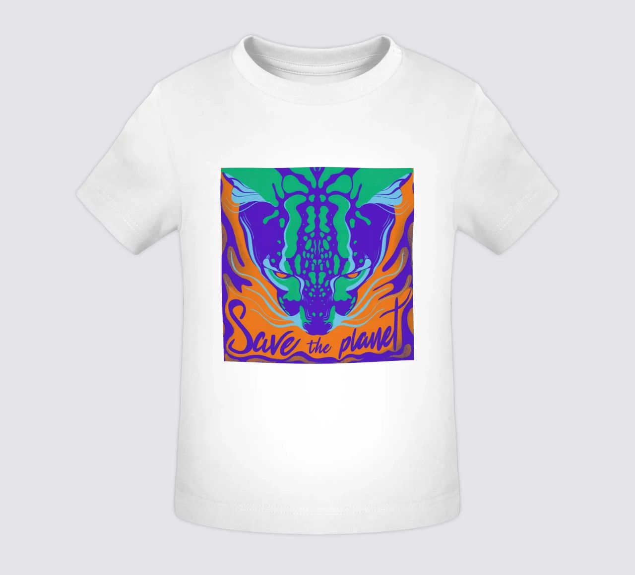 Save the Planet maglietta neonato da Kika illu