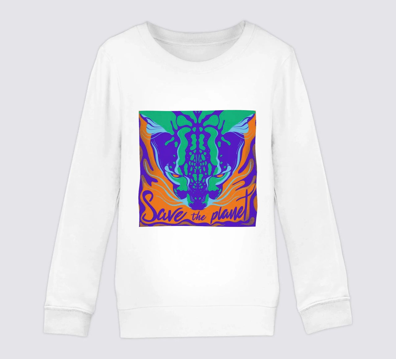 Save the Planet felpa bambino da Kika illu