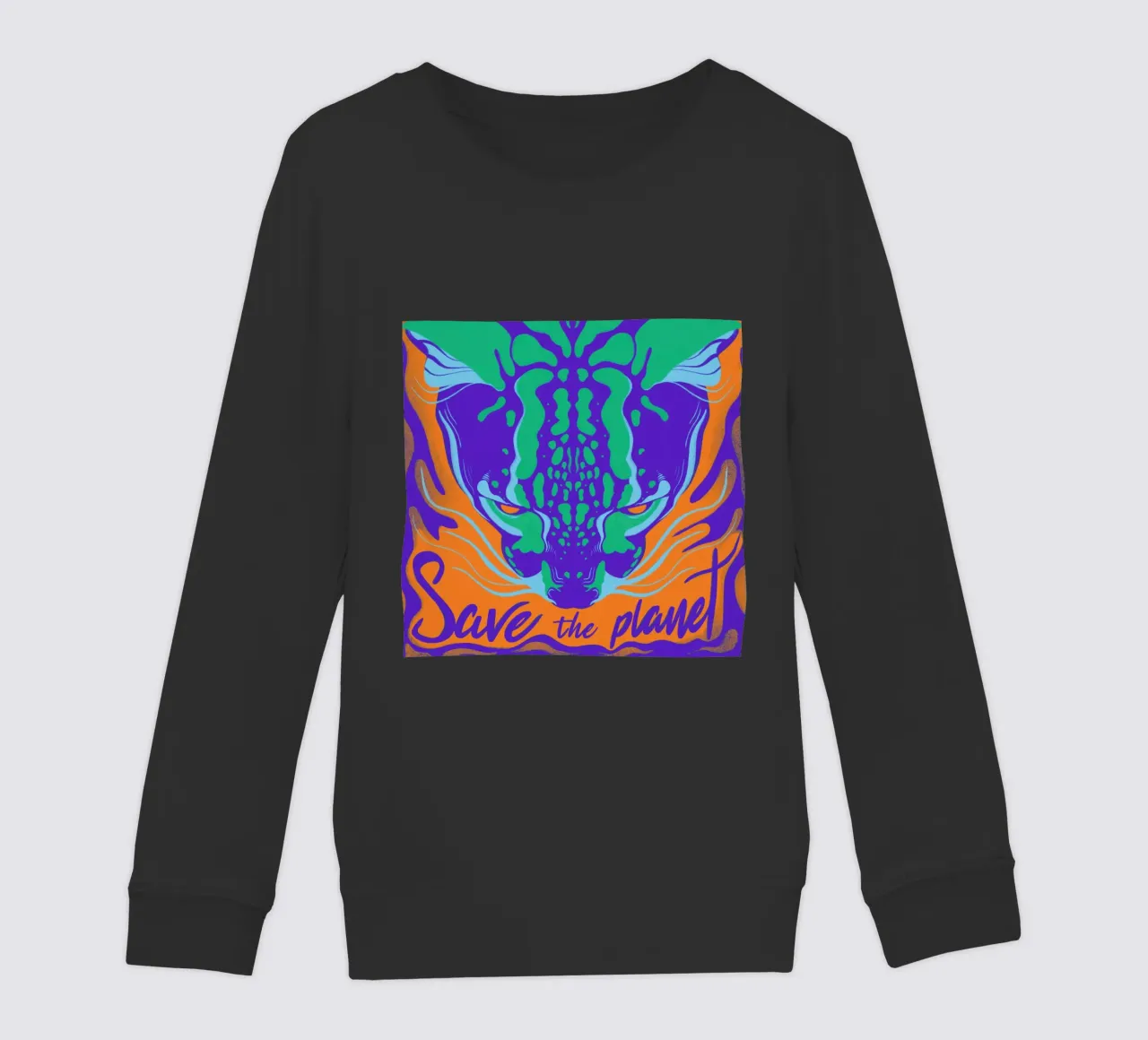 Save the Planet felpa bambino da Kika illu