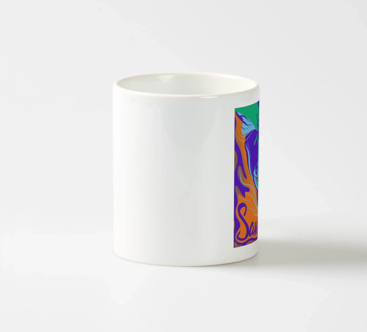 Save the Planet tazza in ceramica da Kika illu