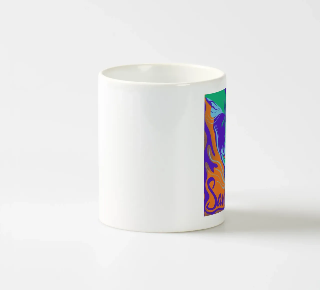 Save the Planet ceramic mug by Kika illu