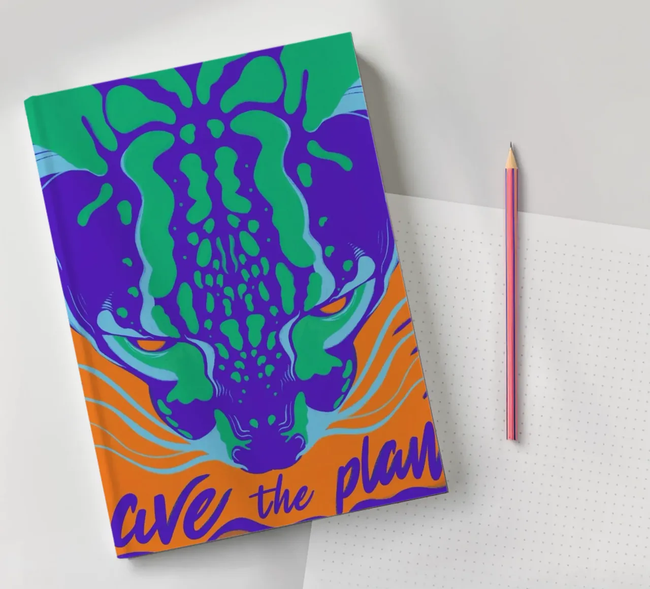 Save the Planet notebook by Kika illu