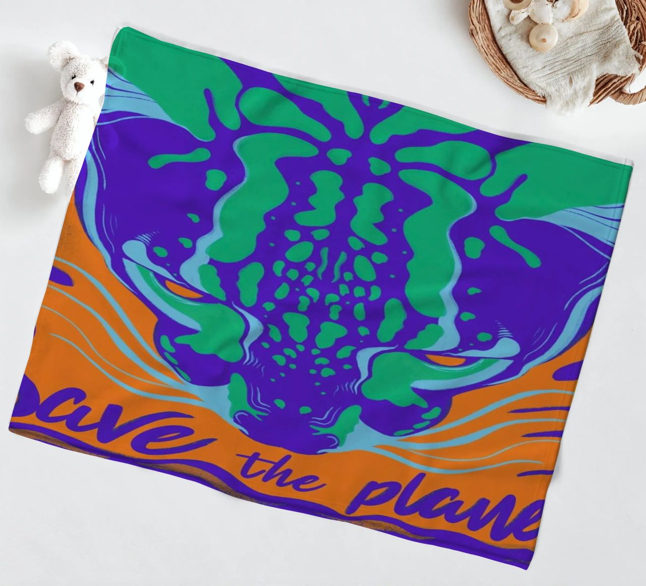 Save the Planet coperta in pile da Kika illu