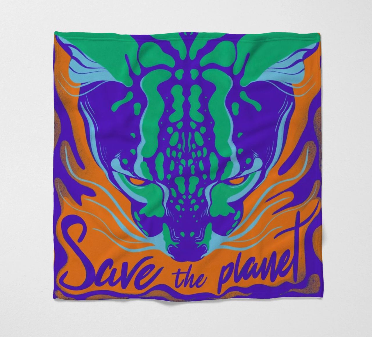 Save the Planet coperta in pile da Kika illu