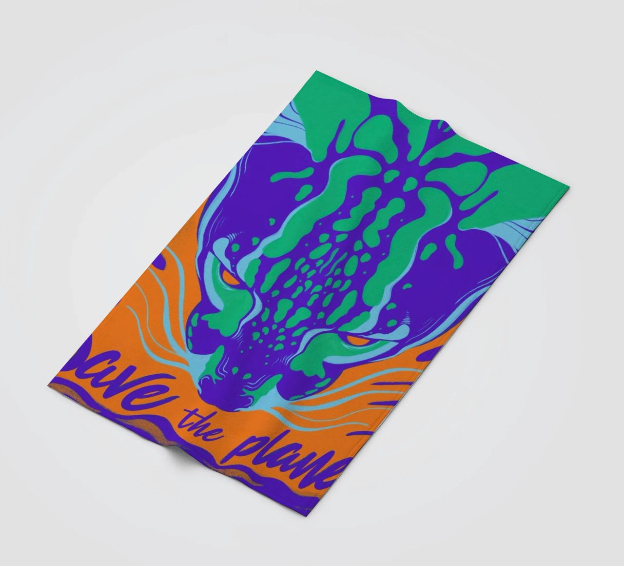 Save the Planet coperta in pile da Kika illu