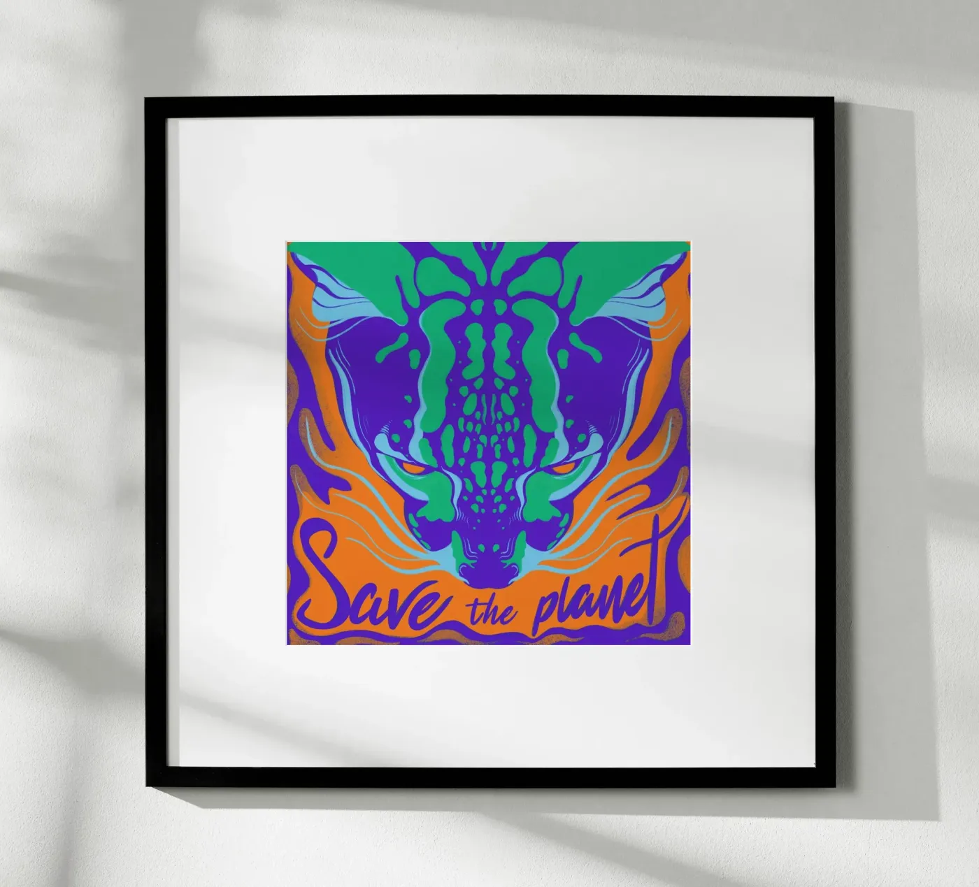 Save the Planet poster da Kika illu