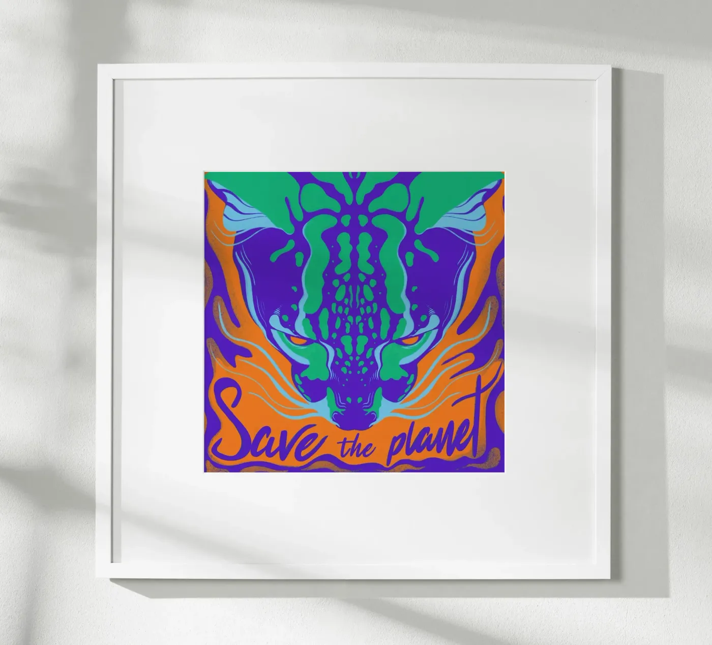 Save the Planet poster da Kika illu