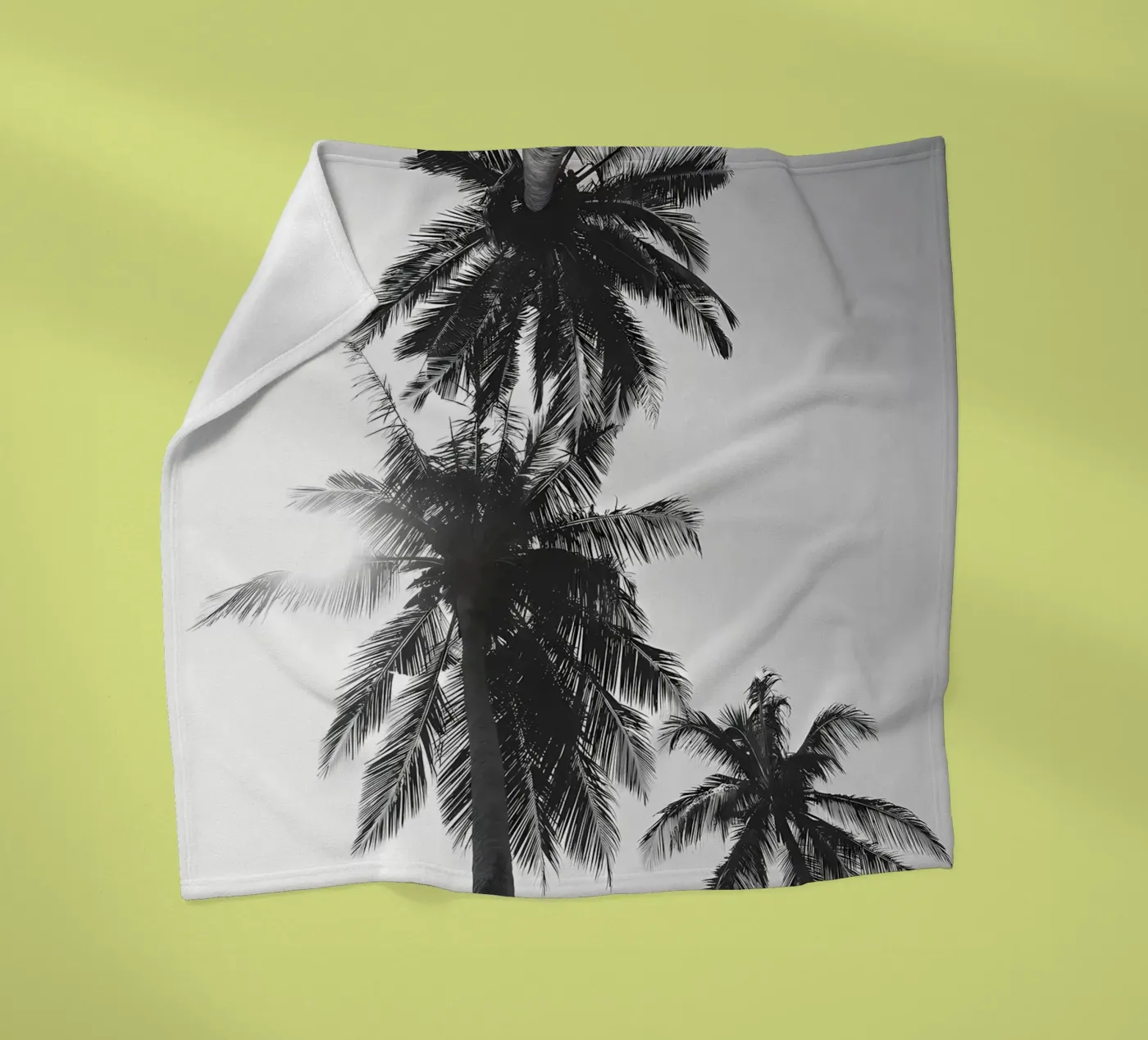 Palms fleece blanket by Matthew Katz
