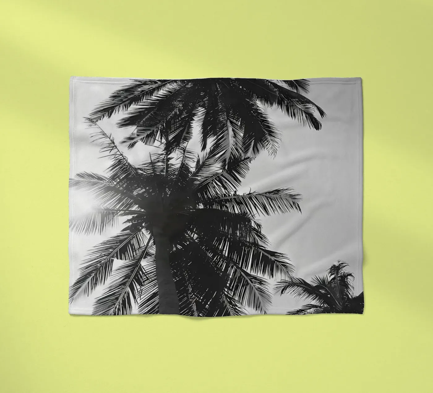 Palms fleece blanket by Matthew Katz
