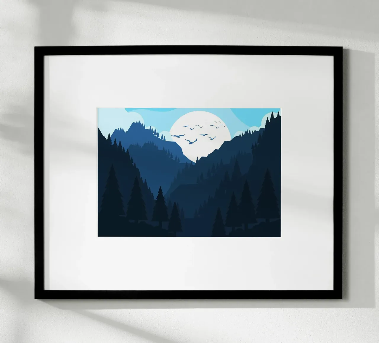 Paesaggio di montagna carta hahnemühle da Bartosz Powalka