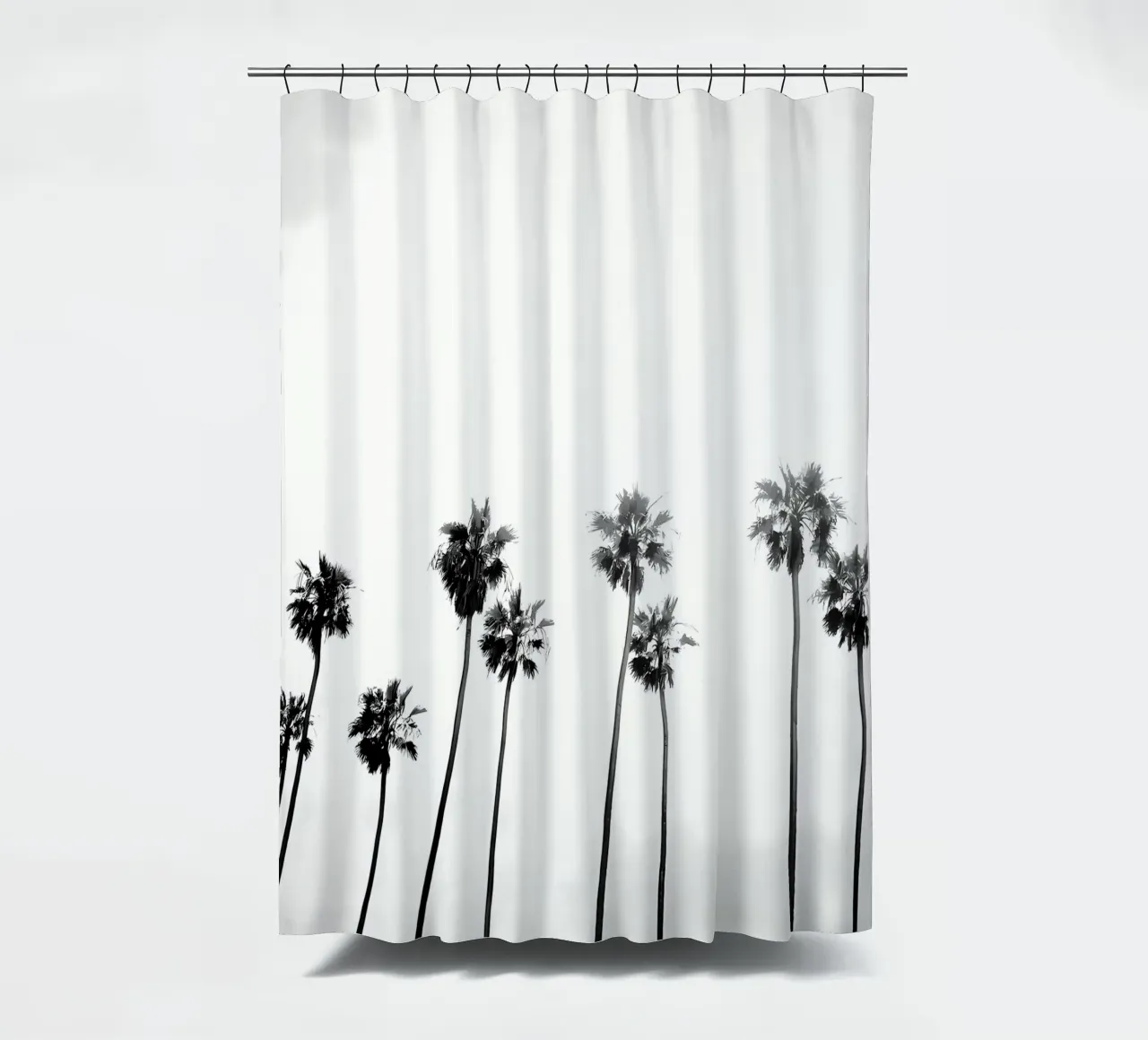 Beach Palm Trees shower curtain by Matthew Katz