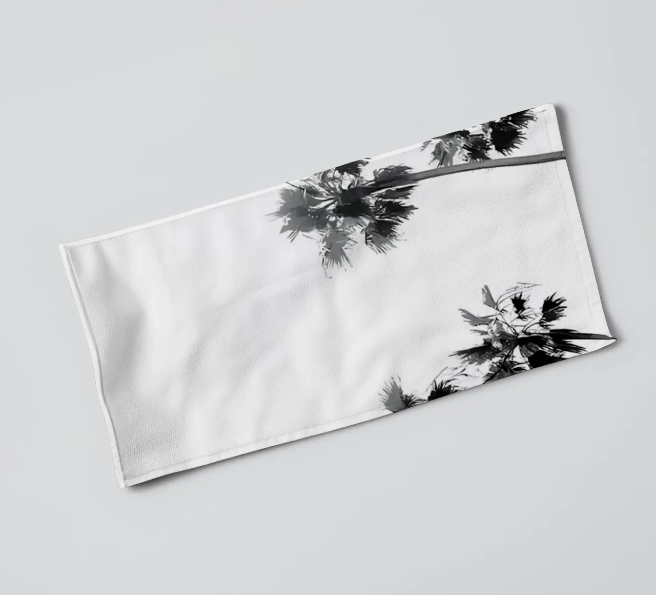 Beach Palm Trees towel by Matthew Katz