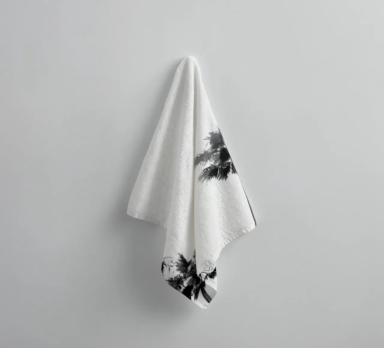 Beach Palm Trees towel by Matthew Katz