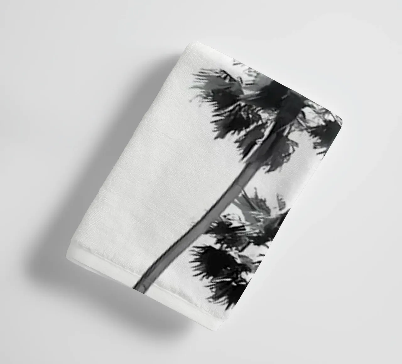 Beach Palm Trees towel by Matthew Katz
