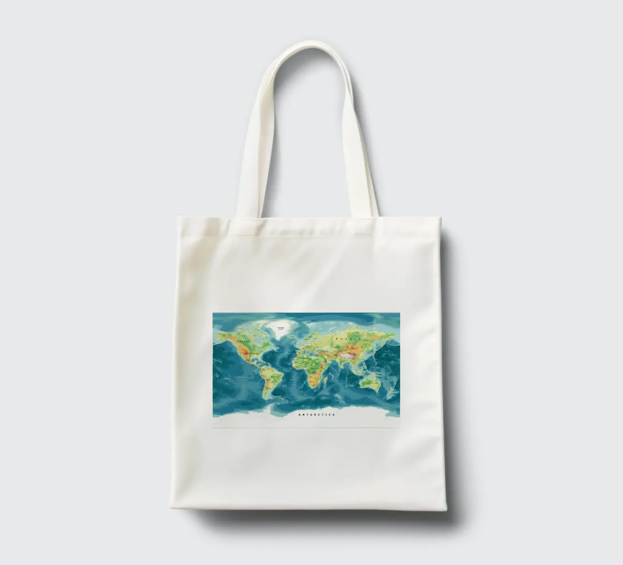 World Map tote bag by Aiden Garcia