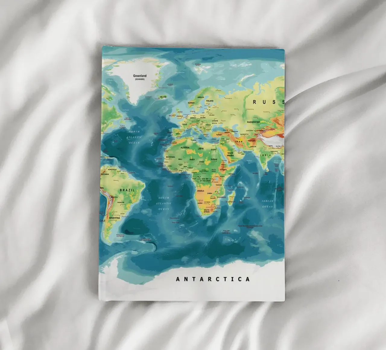 World Map notebook by Aiden Garcia