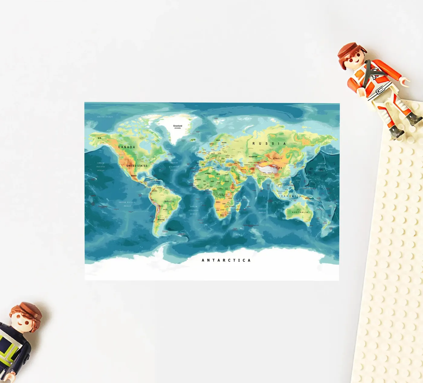 Mappa del mondo adesivo da Aiden Garcia