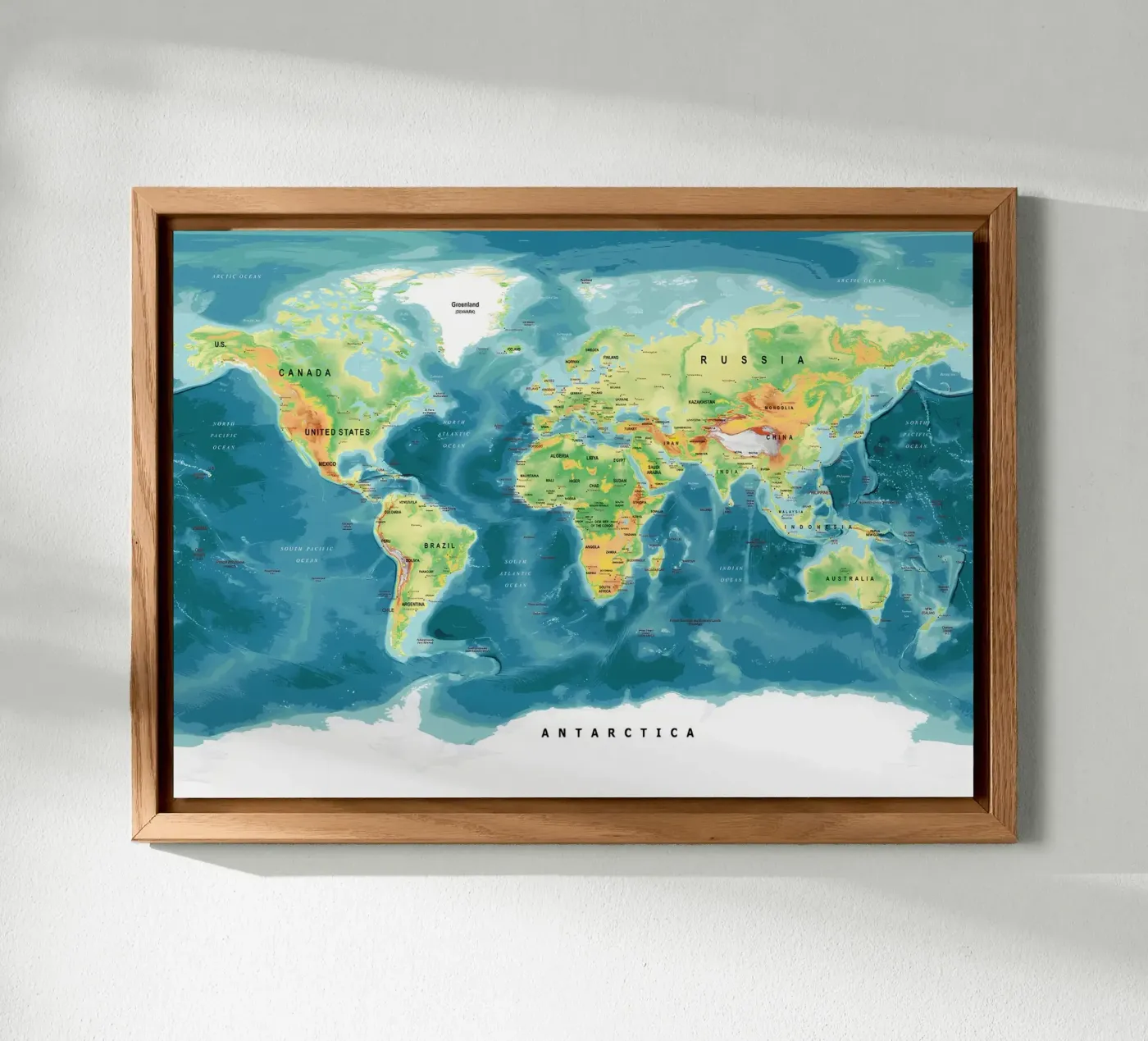 World Map Forex-Platte von Aiden Garcia